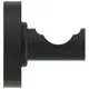 Handtuchhaken in schwarzem Design, schlicht und funktional, von Ideal Standard. Die Montage ist an der Wand vorgesehen.